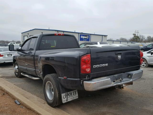 3D7ML48C77G718512 - 2007 DODGE RAM 3500 S BLACK photo 3