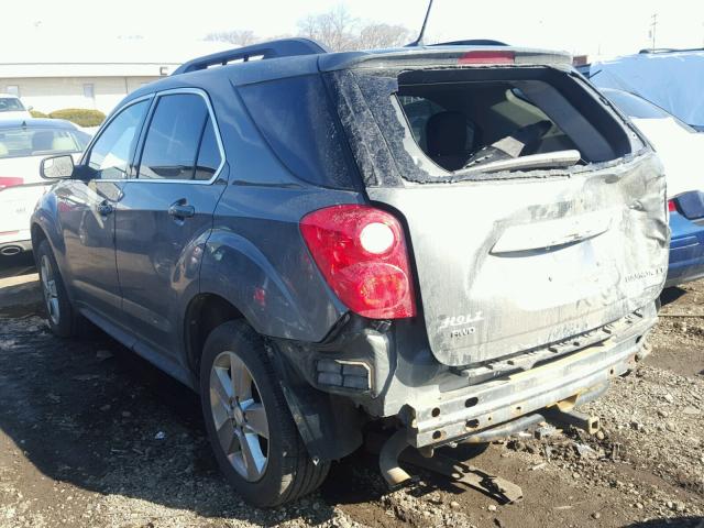 2GNFLEEK7D6233290 - 2013 CHEVROLET EQUINOX LT GRAY photo 3