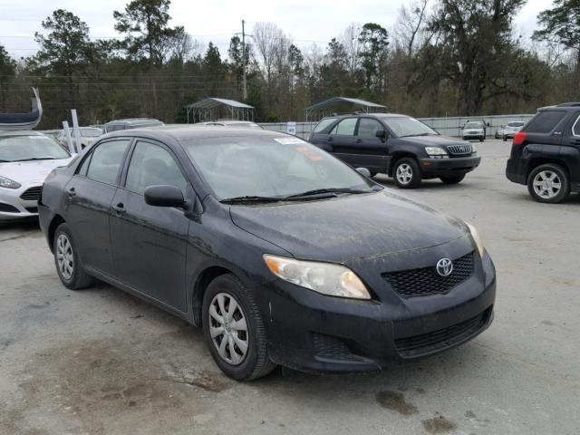 JTDBL40E899087495 - 2009 TOYOTA COROLLA BA BLACK photo 1