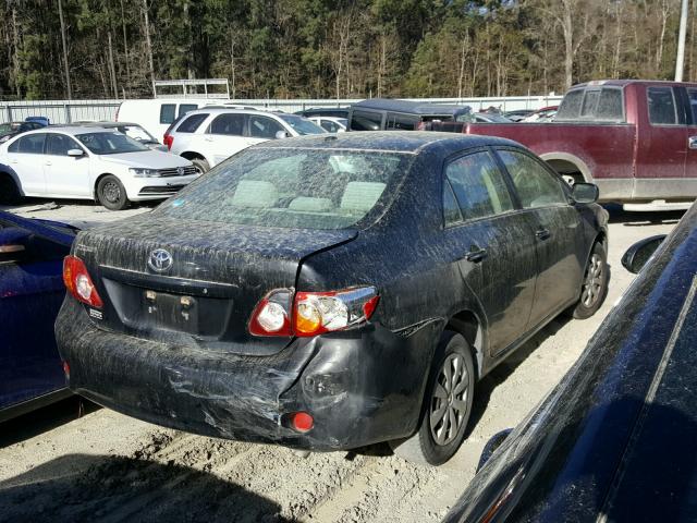 JTDBL40E899087495 - 2009 TOYOTA COROLLA BA BLACK photo 4