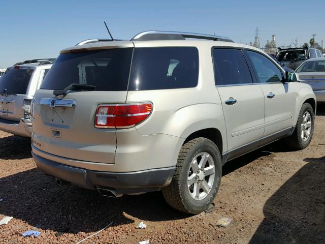5GZER237X7J146232 - 2007 SATURN OUTLOOK XR ოქროსფერი ფოტო 4