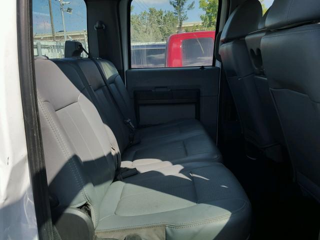 1FT8W3DT1BEB38370 - 2011 FORD F350 SUPER WHITE photo 6