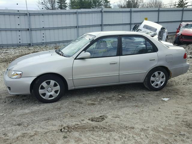 2T1BR12E51C473316 - 2001 TOYOTA COROLLA CE SILVER photo 9