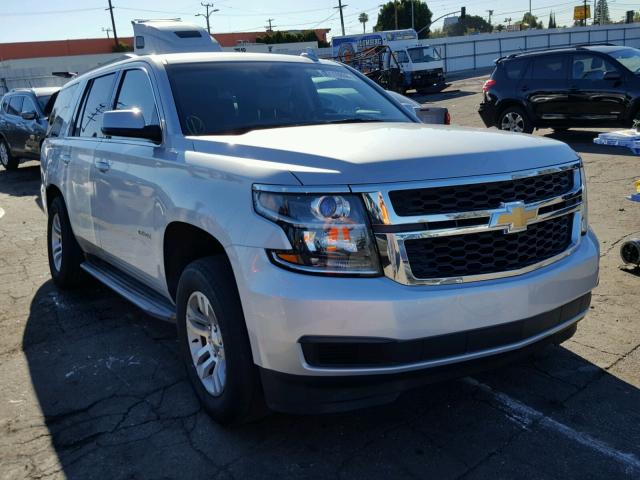 1GNSCBKC2FR569799 - 2015 CHEVROLET TAHOE C150 SILVER photo 1