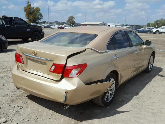 JTHBJ46G172127967 - 2007 LEXUS ES 350 BEIGE photo 4