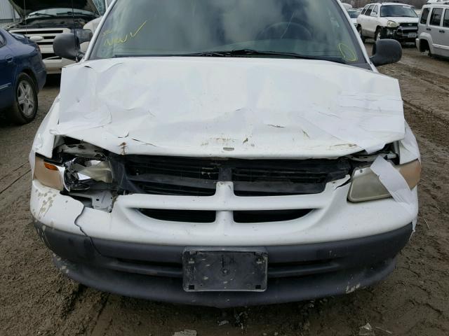 2B4GP44G9YR646421 - 2000 DODGE GRAND CARA WHITE photo 9