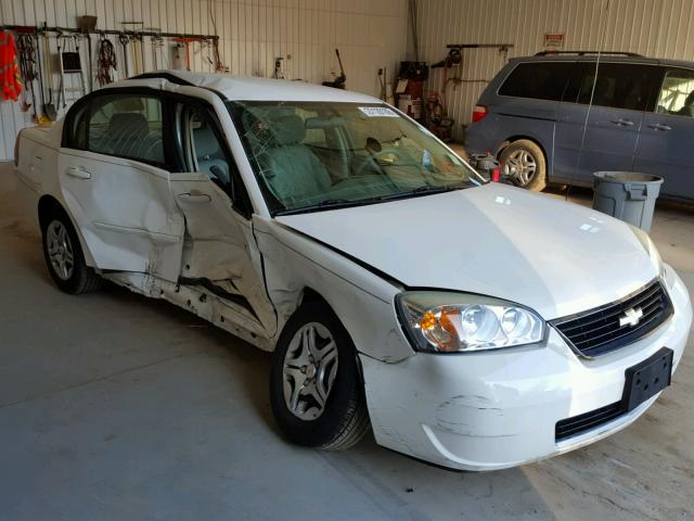 1G1ZS51F66F237625 - 2006 CHEVROLET MALIBU LS WHITE photo 1