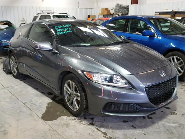 JHMZF1C48DS002663 - 2013 HONDA CR-Z CHARCOAL photo 1