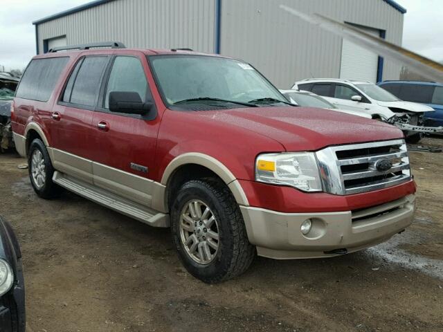 1FMFK18557LA98067 - 2007 FORD EXPEDITION MAROON photo 1