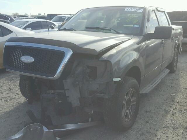 1FTPW12V98FB31741 - 2008 FORD F150 SUPER GRAY photo 2