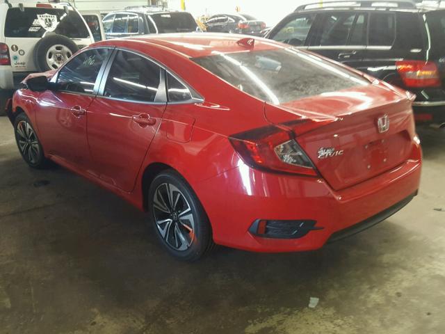 2HGFC1F3XHH632814 - 2017 HONDA CIVIC EX წითელი ფოტო 3