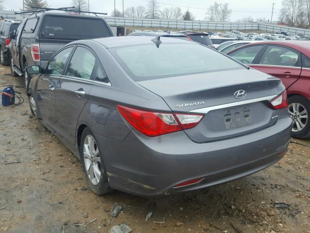 5NPEC4AC6BH238003 - 2011 HYUNDAI SONATA SE SILVER photo 3