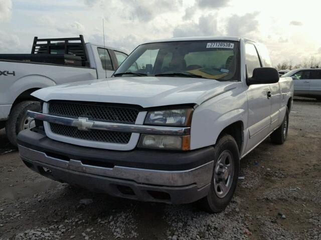 1GCEC19X54Z225907 - 2004 CHEVROLET SILVERADO WHITE photo 2