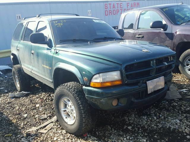 1B4HS28Y2XF635714 - 1999 DODGE DURANGO GREEN photo 1