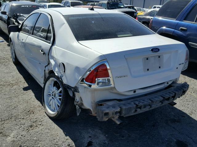 3FAHP07159R210819 - 2009 FORD FUSION SE WHITE photo 3