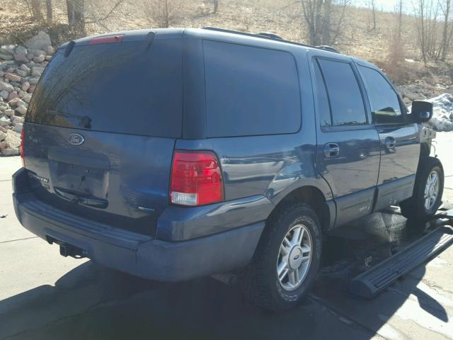 1FMPU16L54LA66229 - 2004 FORD EXPEDITION BLUE photo 4