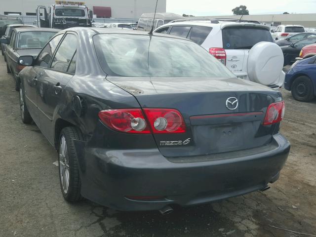 1YVHP80D545N99142 - 2004 MAZDA 6 S GRAY photo 3