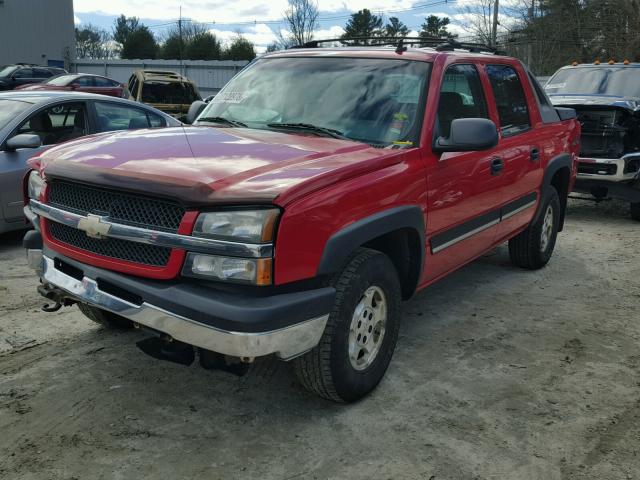 3GNEK12Z36G192351 - 2006 CHEVROLET AVALANCHE RED photo 2