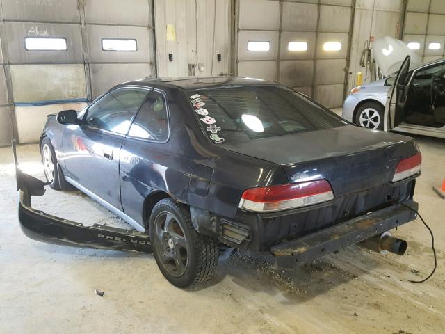 JHMBB6245XC009158 - 1999 HONDA PRELUDE BLACK photo 3