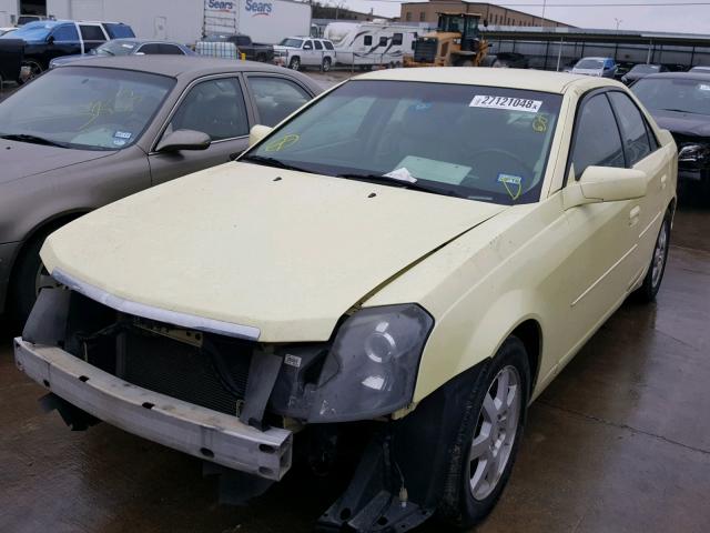 1G6DP567750137512 - 2005 CADILLAC CTS HI FEA YELLOW photo 2