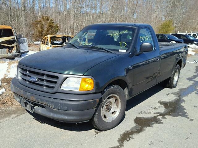 2FTRF17254CA37451 - 2004 FORD F-150 HERI GREEN photo 2