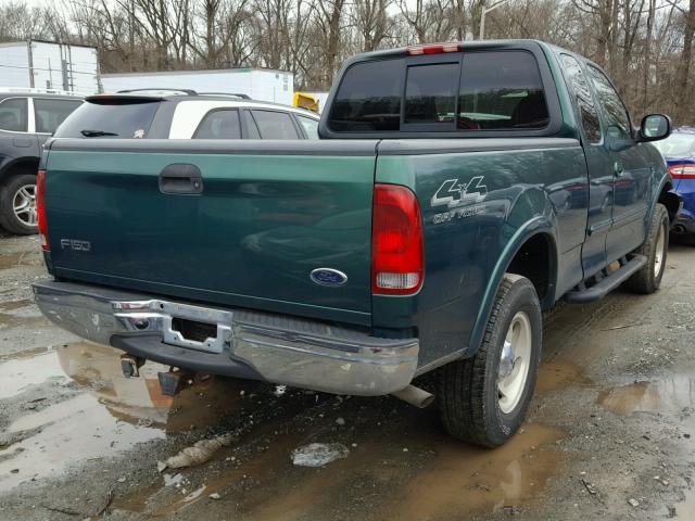 1FTRX18L8YNC00680 - 2000 FORD F150 GREEN photo 4