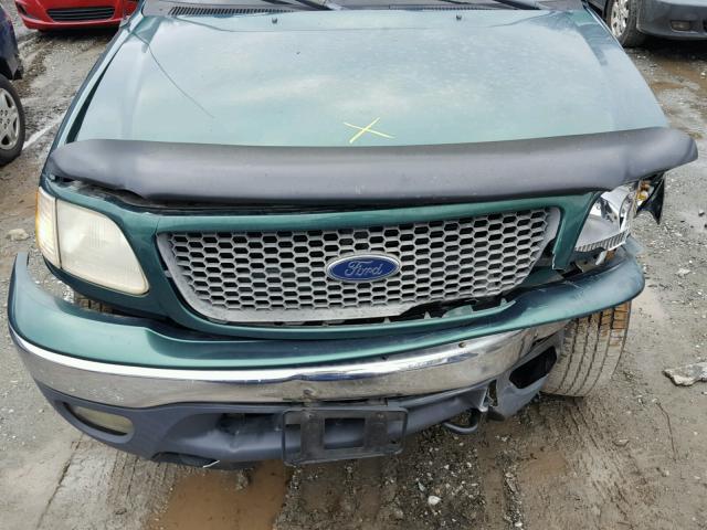 1FTRX18L8YNC00680 - 2000 FORD F150 GREEN photo 7