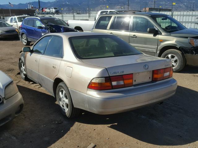 JT8BF28G0X0156553 - 1999 LEXUS ES 300 GOLD photo 3