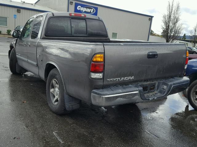 5TBRN34163S408686 - 2003 TOYOTA TUNDRA ACC GRAY photo 3