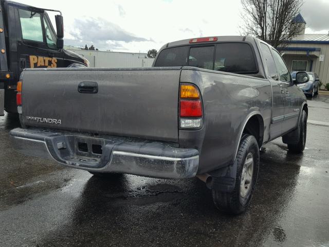 5TBRN34163S408686 - 2003 TOYOTA TUNDRA ACC GRAY photo 4