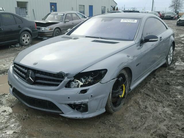 WDDEJ77X38A014078 - 2008 MERCEDES-BENZ CL 63 AMG GRAY photo 2