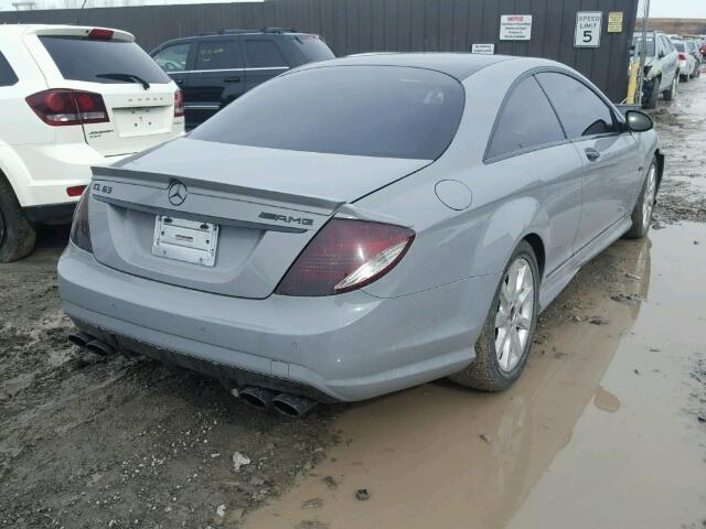 WDDEJ77X38A014078 - 2008 MERCEDES-BENZ CL 63 AMG GRAY photo 4