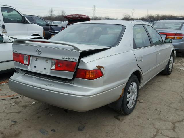 4T1BG28K71U799819 - 2001 TOYOTA CAMRY CE SILVER photo 4