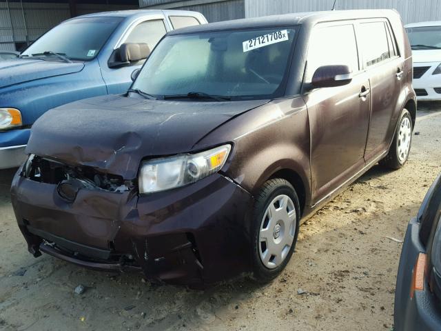 JTLZE4FEXCJ015434 - 2012 TOYOTA SCION XB 栗色 照片 2