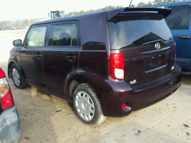 JTLZE4FEXCJ015434 - 2012 TOYOTA SCION XB 栗色 照片 3