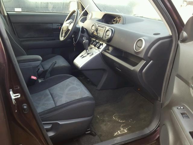 JTLZE4FEXCJ015434 - 2012 TOYOTA SCION XB 栗色 照片 5