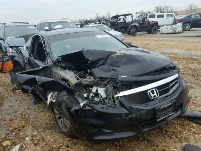 1HGCS1B73CA021948 - 2012 HONDA ACCORD EX BLACK photo 1