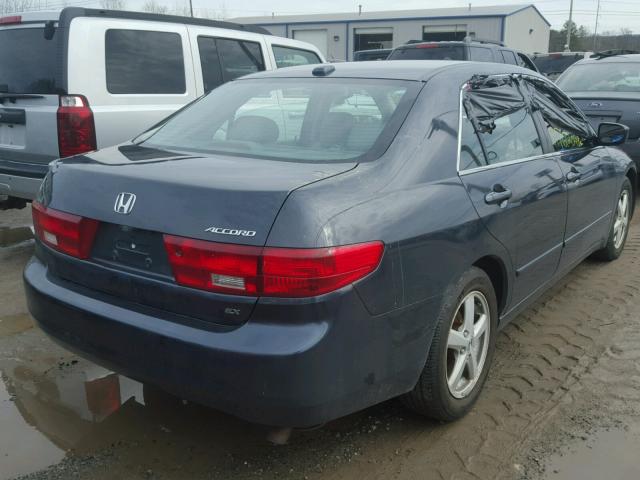 1HGCM56825A167510 - 2005 HONDA ACCORD EX BLUE photo 4