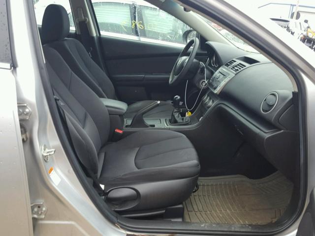 1YVHZ8BH1B5M03057 - 2011 MAZDA 6 I SILVER photo 5