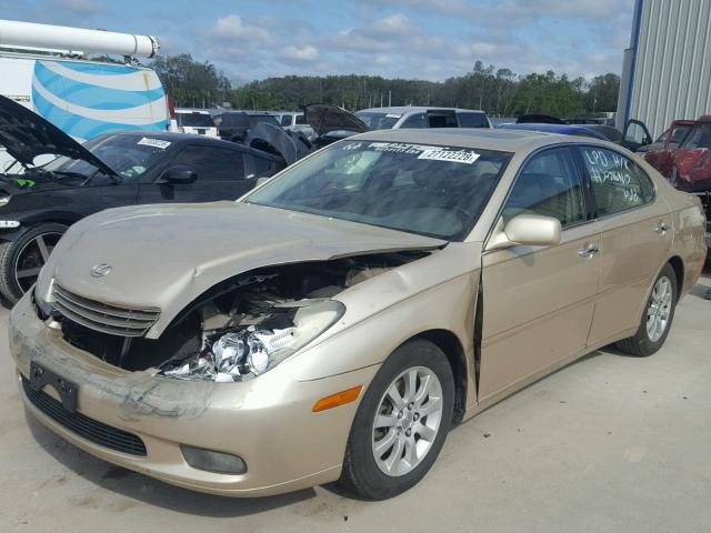 JTHBF30G730129796 - 2003 LEXUS ES 300 GOLD photo 2