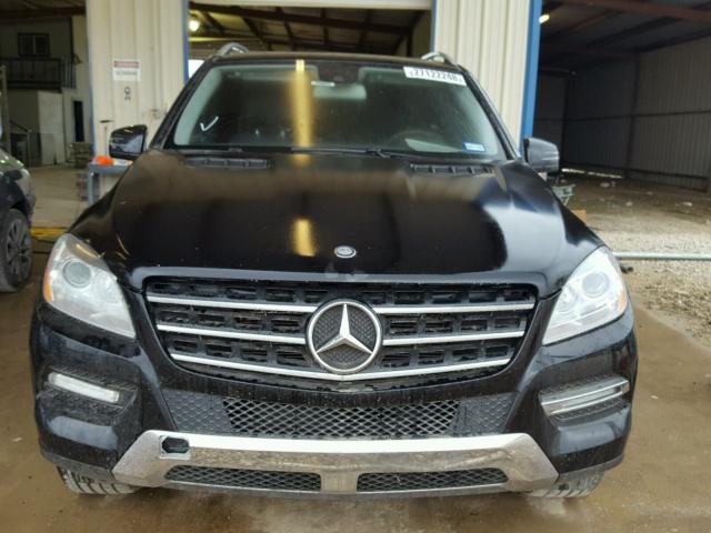 4JGDA5HB3CA014941 - 2012 MERCEDES-BENZ ML 350 4MA BLACK photo 9