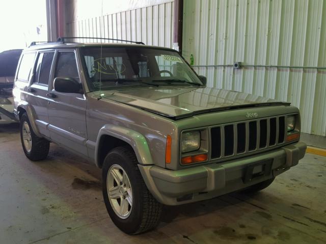 1J4FF58S51L541258 - 2001 JEEP CHEROKEE C SILVER photo 1