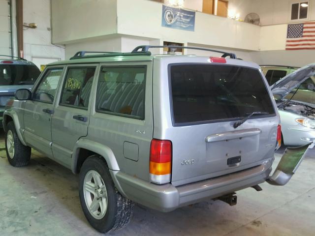 1J4FF58S51L541258 - 2001 JEEP CHEROKEE C SILVER photo 3