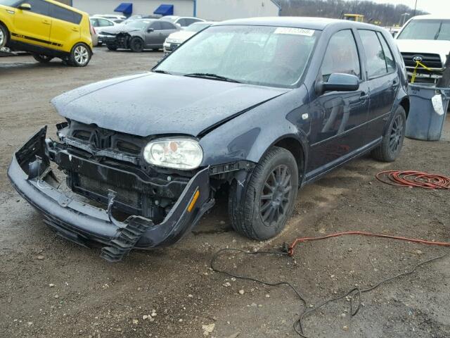 9BWGL61J964011411 - 2006 VOLKSWAGEN GOLF GLS BLUE photo 2