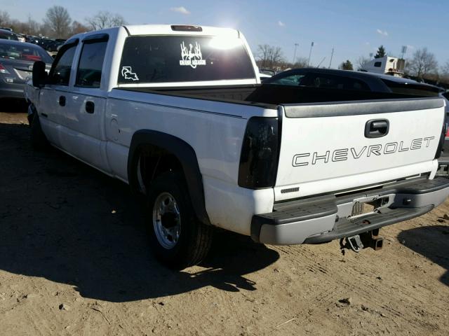 1GCHC23U45F872738 - 2005 CHEVROLET SILVERADO WHITE photo 3