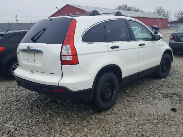 5J6RE48548L818724 - 2008 HONDA CR-V EX WHITE photo 4