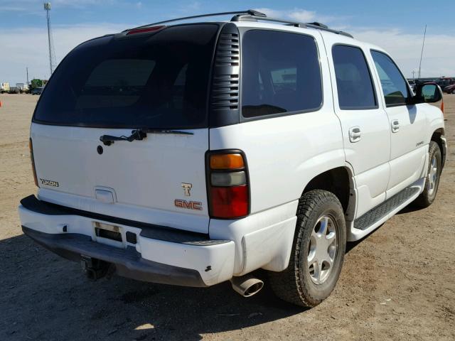 1GKEK63U44J257345 - 2004 GMC YUKON DENA WHITE photo 4