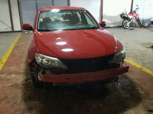 JF1GE61688H512095 - 2008 SUBARU IMPREZA 2. RED photo 9