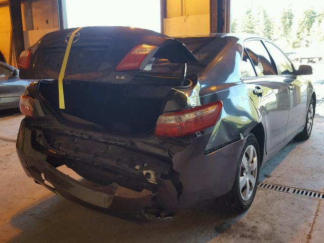 4T1BE46K29U268706 - 2009 TOYOTA CAMRY BASE GRAY photo 4