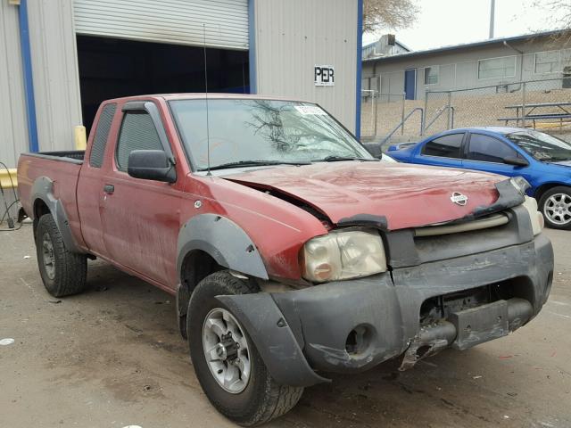 1N6ED26Y31C350562 - 2001 NISSAN FRONTIER K RED photo 1